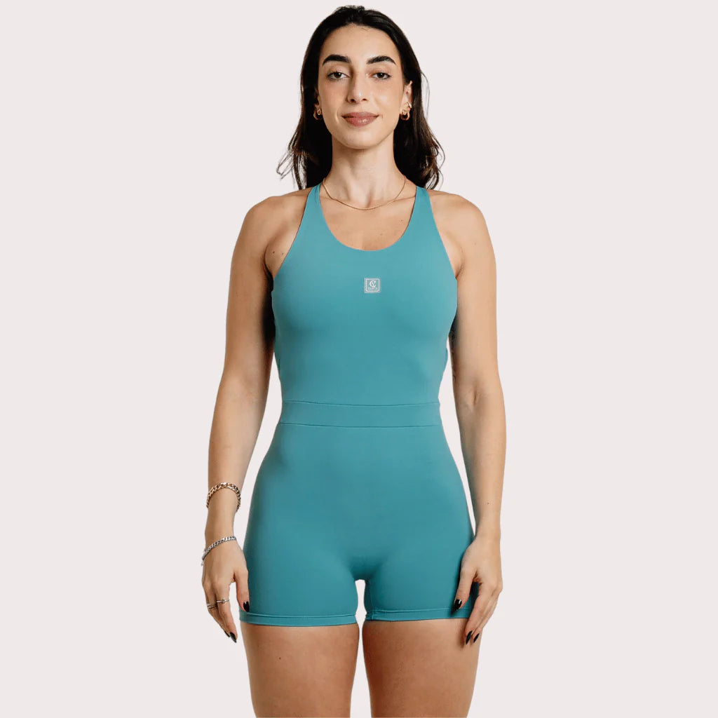 Macaquinho Lírio - Fitness Feminino - Modelo Curto