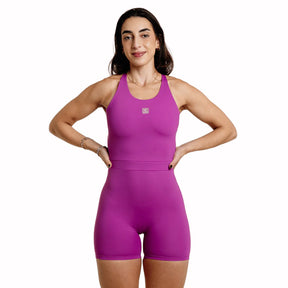 Macaquinho Lírio - Fitness Feminino - Modelo Alongado