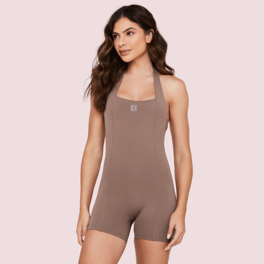 Macaquinho Fitness Feminino - Frente Unica - Poliamida