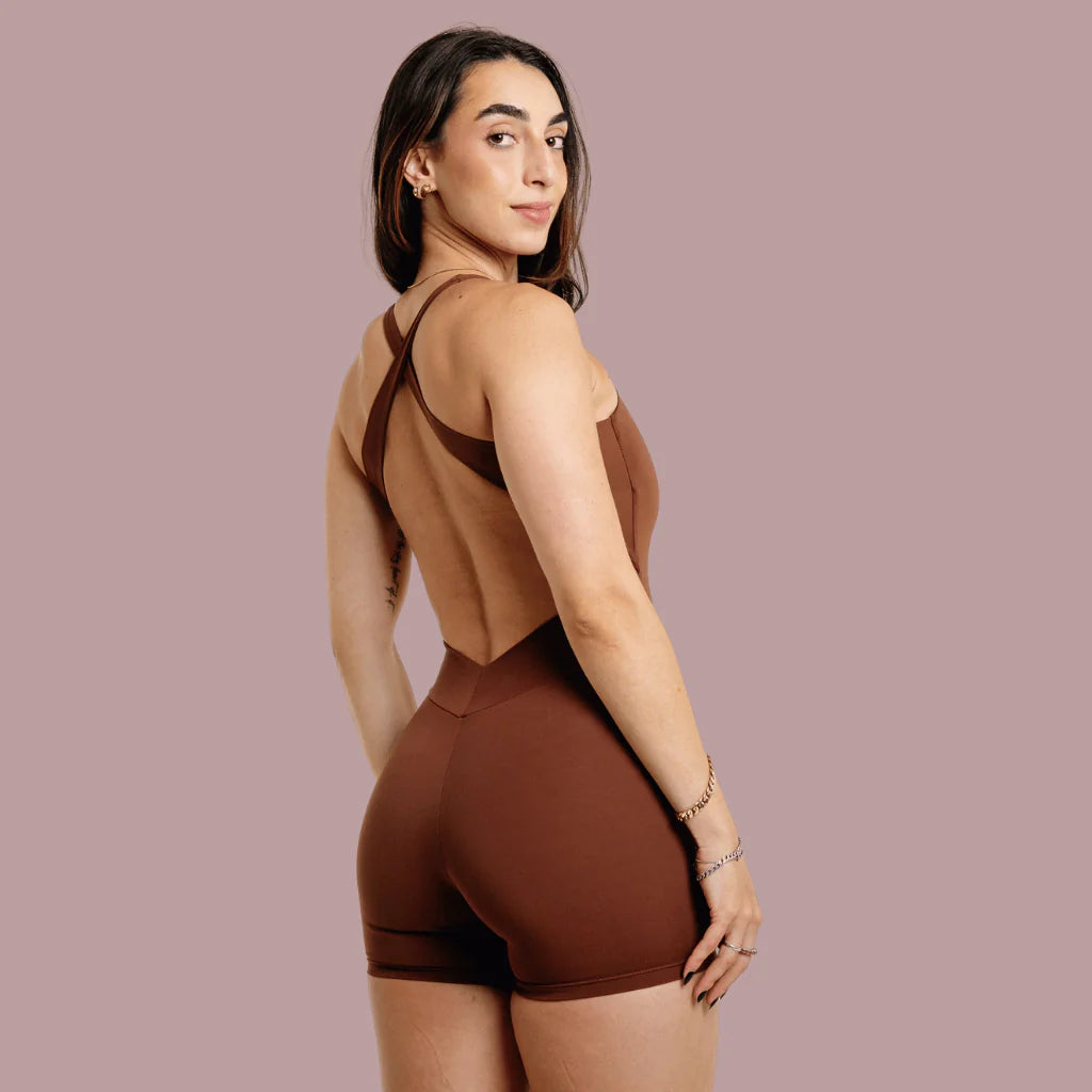 Macaquinho Lírio - Fitness Feminino - Modelo Curto